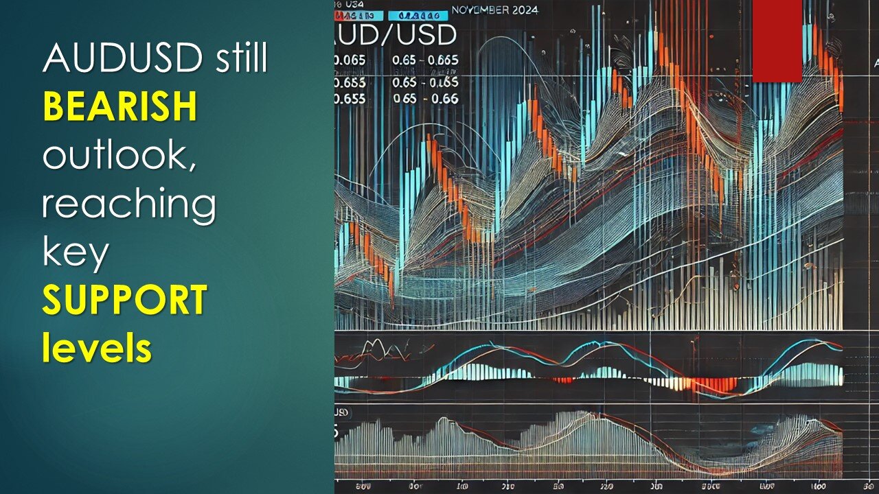 AUDUSD still BEARISH outlook reaching KEY SUPPORT levels