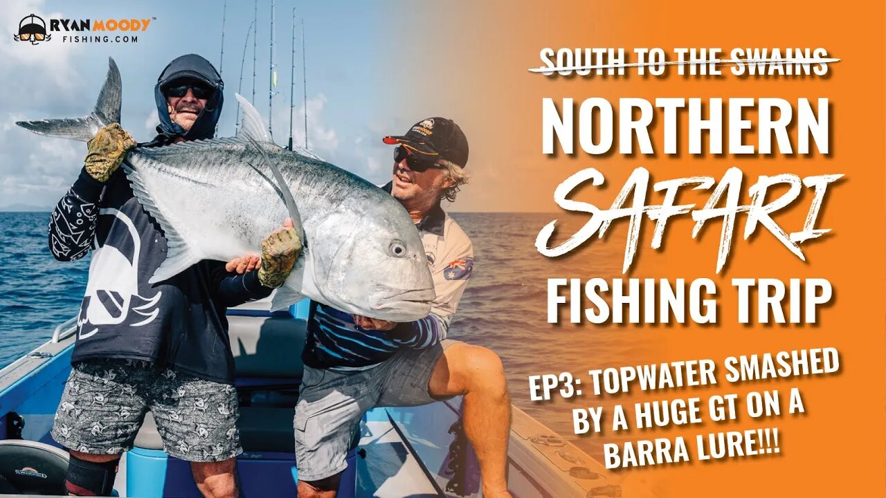 Ep. 3 Northern Safari: Topwater SMASHED by a HUGE GT on a barra lure!! + the BEST coral!