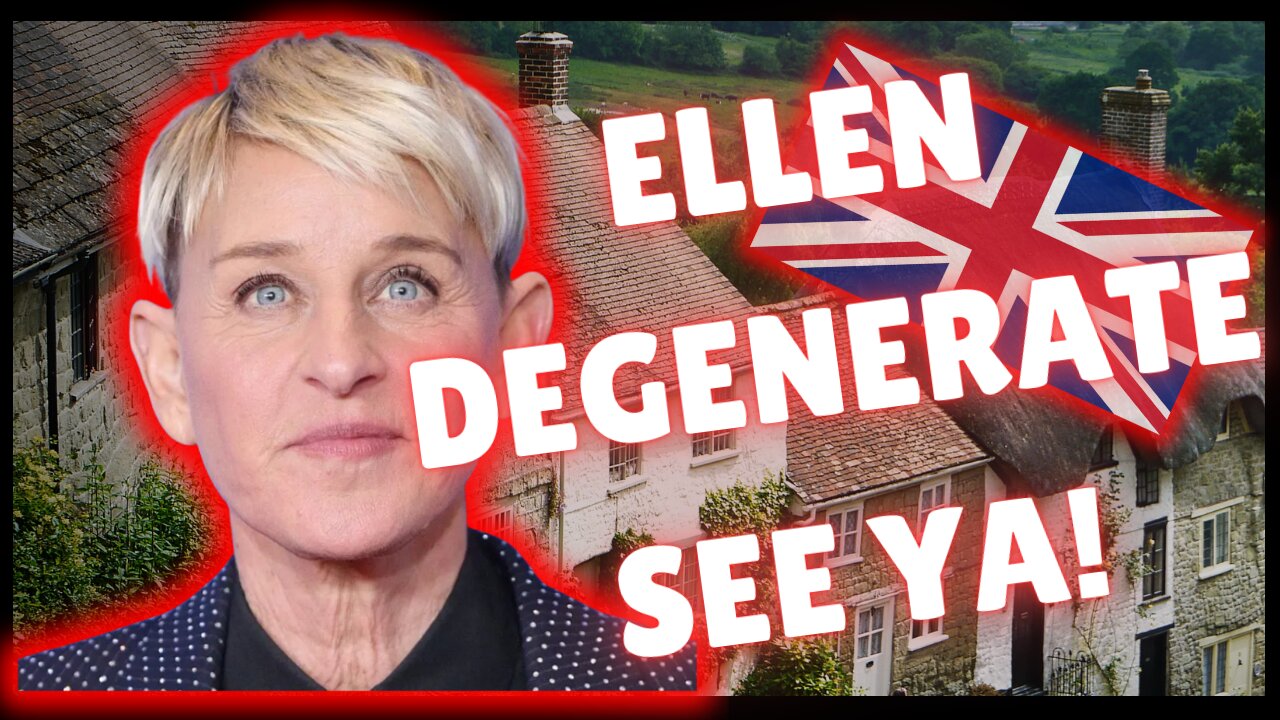 ELLEN DEGENERES IS LEAVING THE US!! NO ONE CARES.