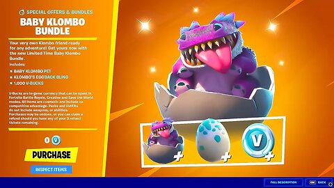 BABY KLOMBO BUNDLE in Fortnite UPDATE!