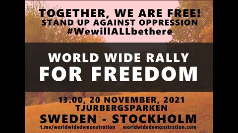 World Wide Rally for Freedom Sweden