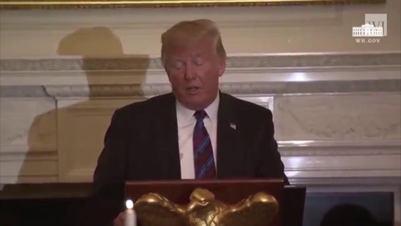 Trump Presented with Bible with Special Inscription from Evangelical Leaders