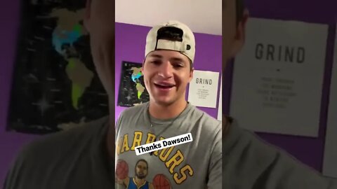 Thanks Dawson! #shorts