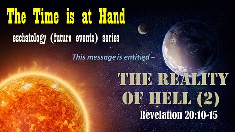 The Reality of Hell pt. 2 Pastor Dave Hansen