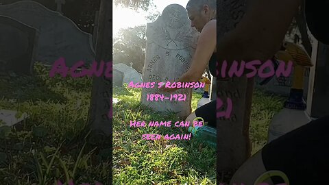 #taphophile #headstonecleaning #cemetery #cemeterylovers #cemeterygates #staugustine