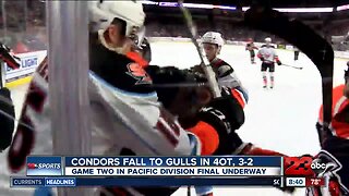 Condors fall to Gulls in 4OT, 3-2