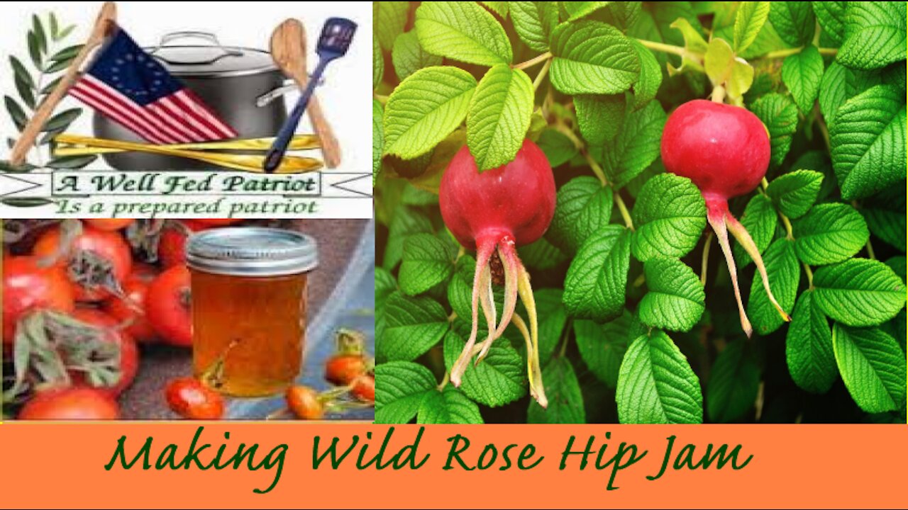 Making Wild Rose Hip Jam