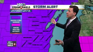 Michael Fish's NBC26 Winter Storm forecast