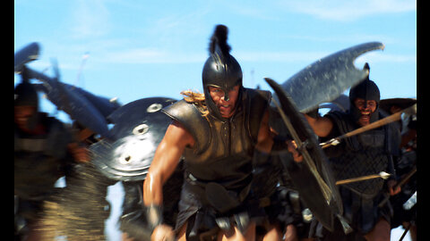 Troy (2004) - Achilles leads the beach assault [HD]