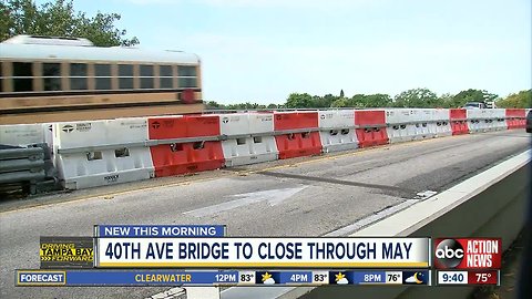 40th Avenue NE Bridge shut down for interim repairs