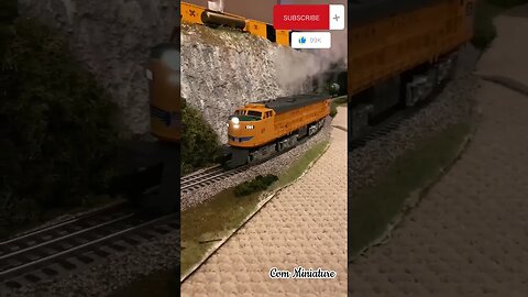 Steam Union Pacific Trains Miniature || #short #shorts #kereta #keretaapi #train #unionpacific ||