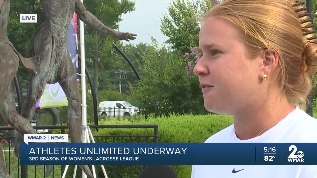 Ashley McDowell live with season three of Athletes Unlimited