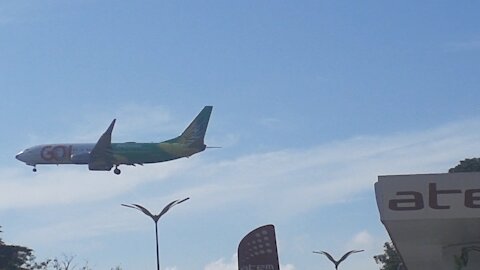 Boeing 737-800 PR-GUK on final approach coming from Fortaleza before to land in Manaus