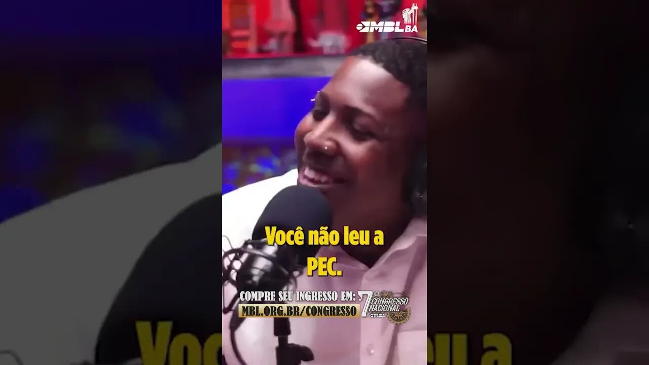 ESQUERDISTA NÃO LEU PROJETO E TOMA INVERTIDA! | #shorts do MBL