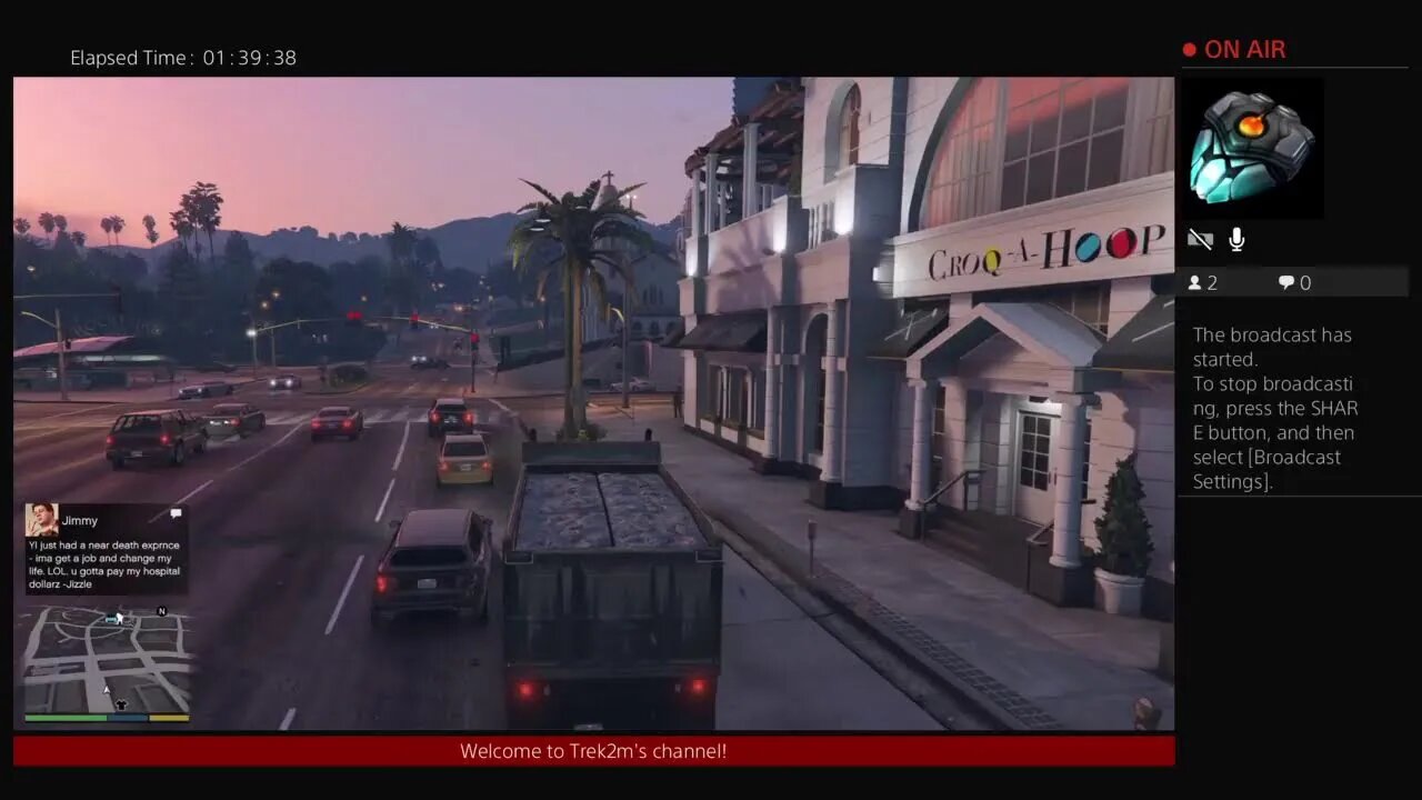 Trek2m is playing Gta-5 Missing my Little boy Pepe La Pew Day 787