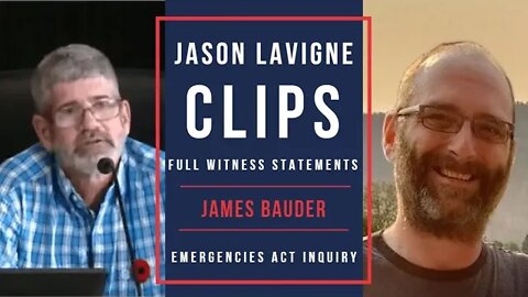 James Bauder - Full Witness Statements