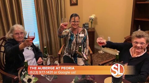 Residents at The Auberge at Peoria create their own wine