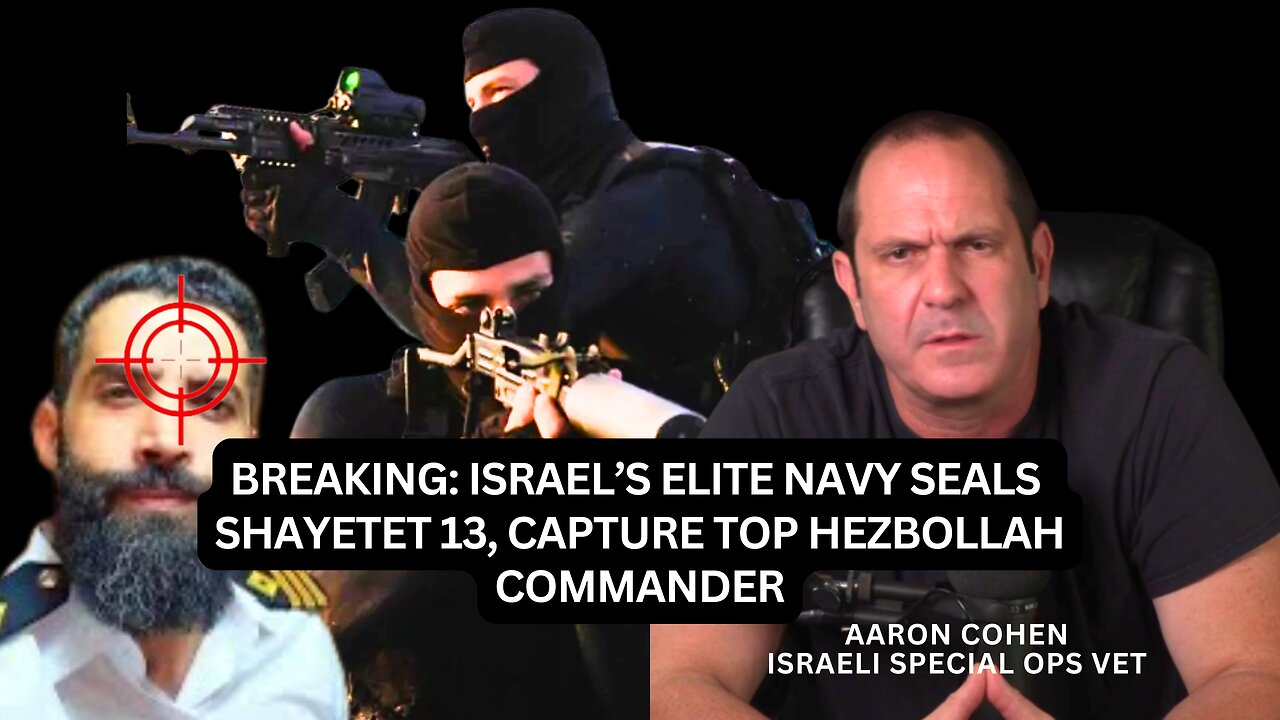 BREAKING: Israel’s Elite Navy Seals ‘Shayetet 13’ Kidnaps Top Hezbollah Commander | Israel Iran War