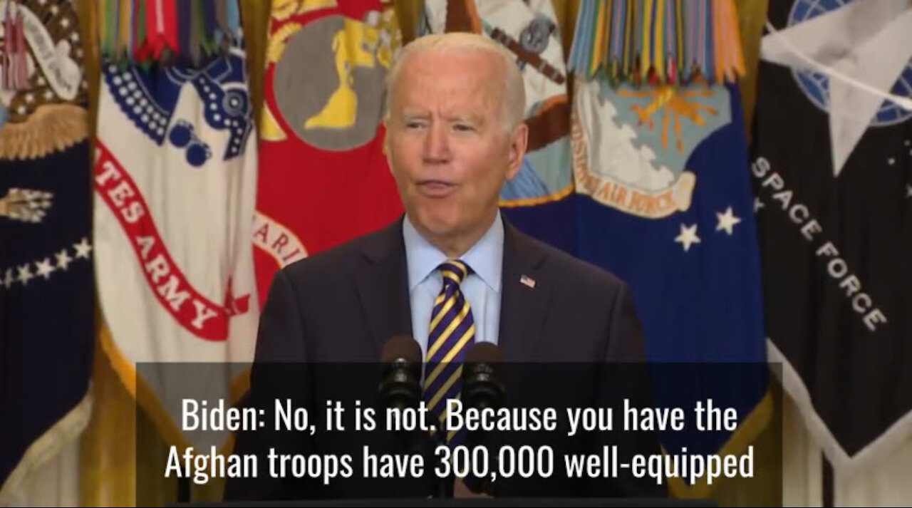 Sleepy Joe: Taliban wouldn´t take over Afghanistan... Taliban: Hold my (zero alcohol) beer