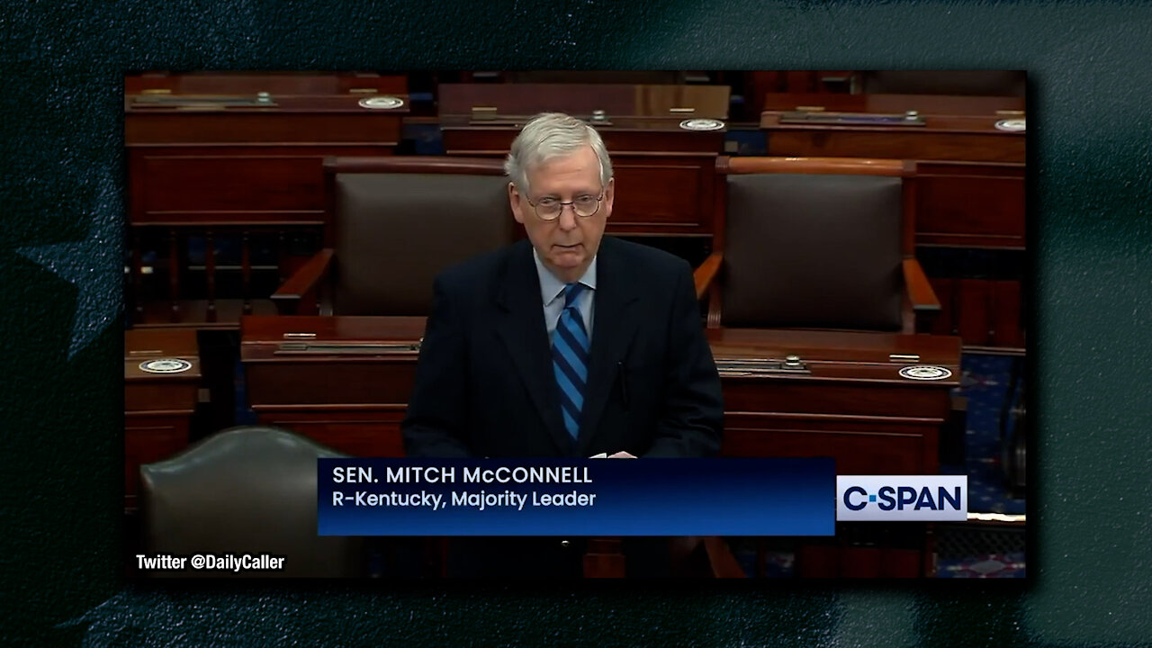 Mitch McConnell Goes Full RINO, Again Claims President Trump Incited Violence