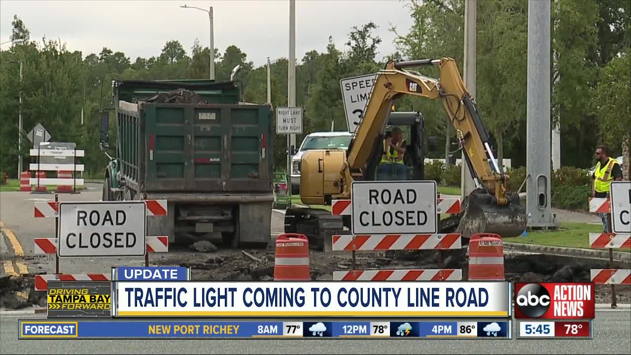 New traffic signal coming to busy stretch of County Line Road