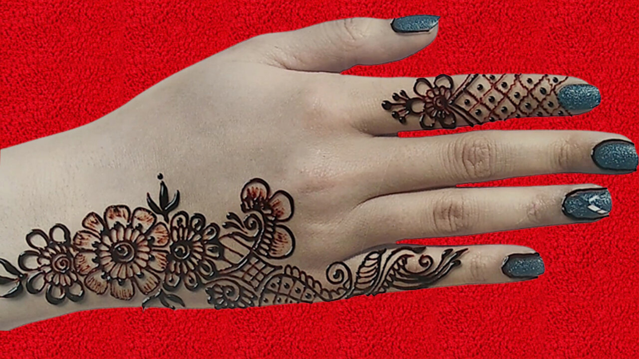 Beautiful & Stylish Flower Mehndi Design | New Rose Floral Mehndi Design | Mamta Mehndi Design