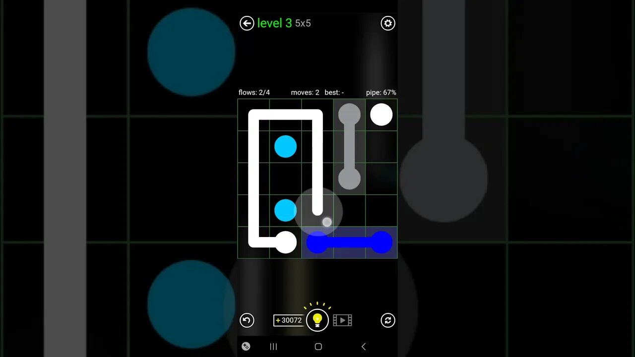 flow free: levels 3 and 4 in green pack 5x5