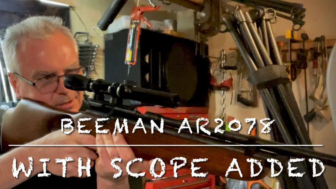 Adding a scope to the Beeman AR2078. Bushnell Banner 2.5x