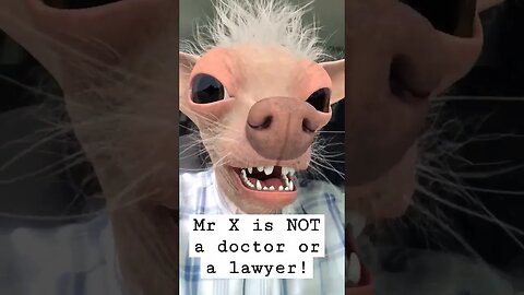 Mr X is NOT a doctor or a lawyer!! We called and checked!!!