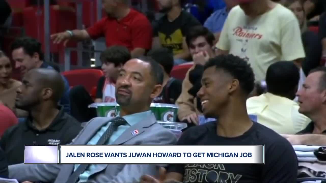 Jalen Rose really wants Juwan Howard to get the Michigan job