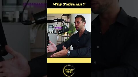 Tristan , Why Talisman? #shorts #youtubeshorts #life #podcast #viral #advice #mindset