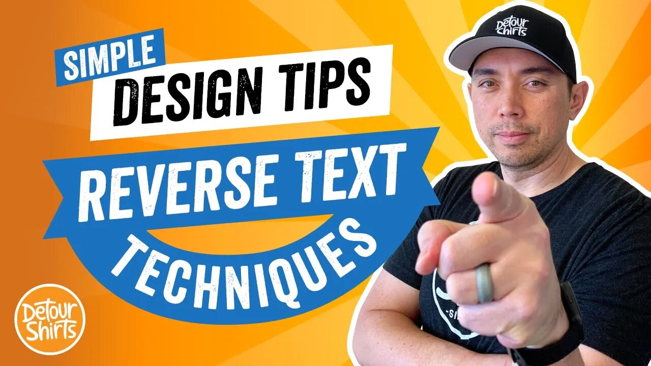 Simple Design Tips for Non-Designers - Reverse Text Techniques using Shapes on Affinity Designer