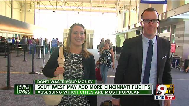 Southwest may add more Cincinnati flights