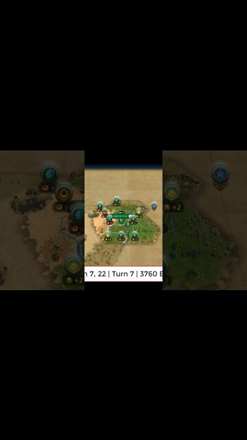 #oneturnadaychallenge #civ6 – Turn 7 - FIRST WEEK COMPLETE #shorts
