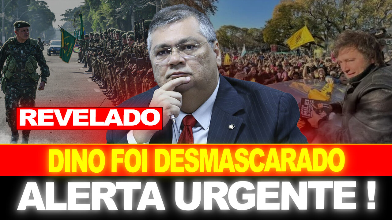 URGENTE !! FLAVIO DINO ACABA DE SER DESMASCARADO... ALERTA GERAL NO BRASIL !!