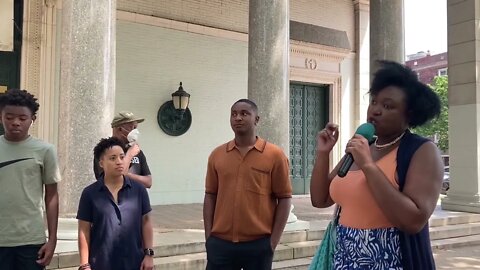 The Community Peace Prayer And Prayer Walk hosted by @NYPD77Pct @77thpctcouncil 7/9/2022 @