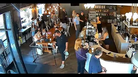 Vancouver City Council Member Bart Hansen jumps into action to catch a thief