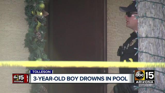 Child drowns in pool at home in Tolleson