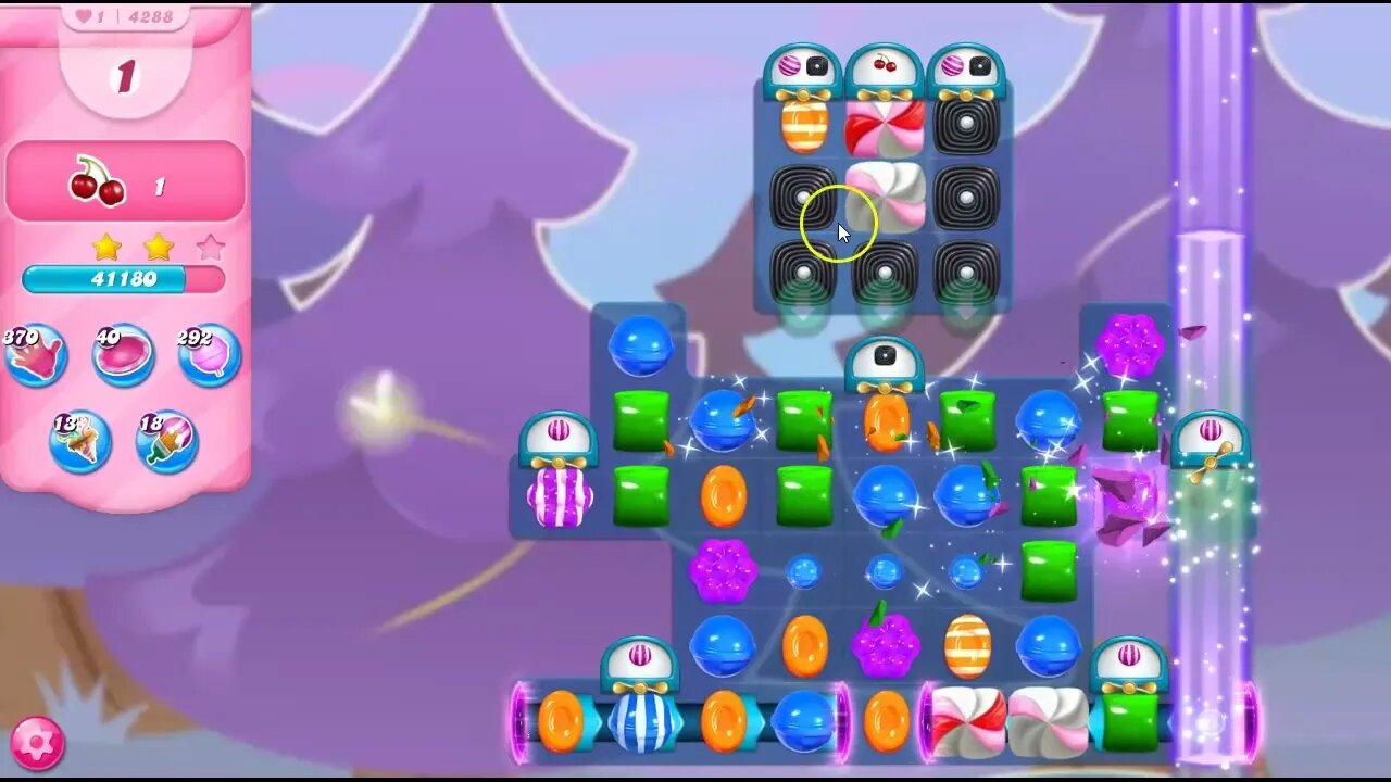 Candy Crush Level 4288 Talkthrough, 14 Moves 0 Boosters