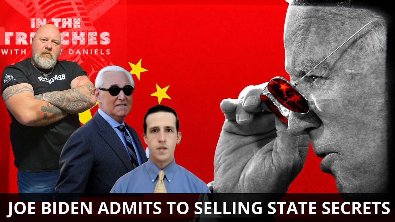 LIVE @9PM: JOE BIDEN ADMITS TO SELLING STATE SECRETS WITH ROGER STONE