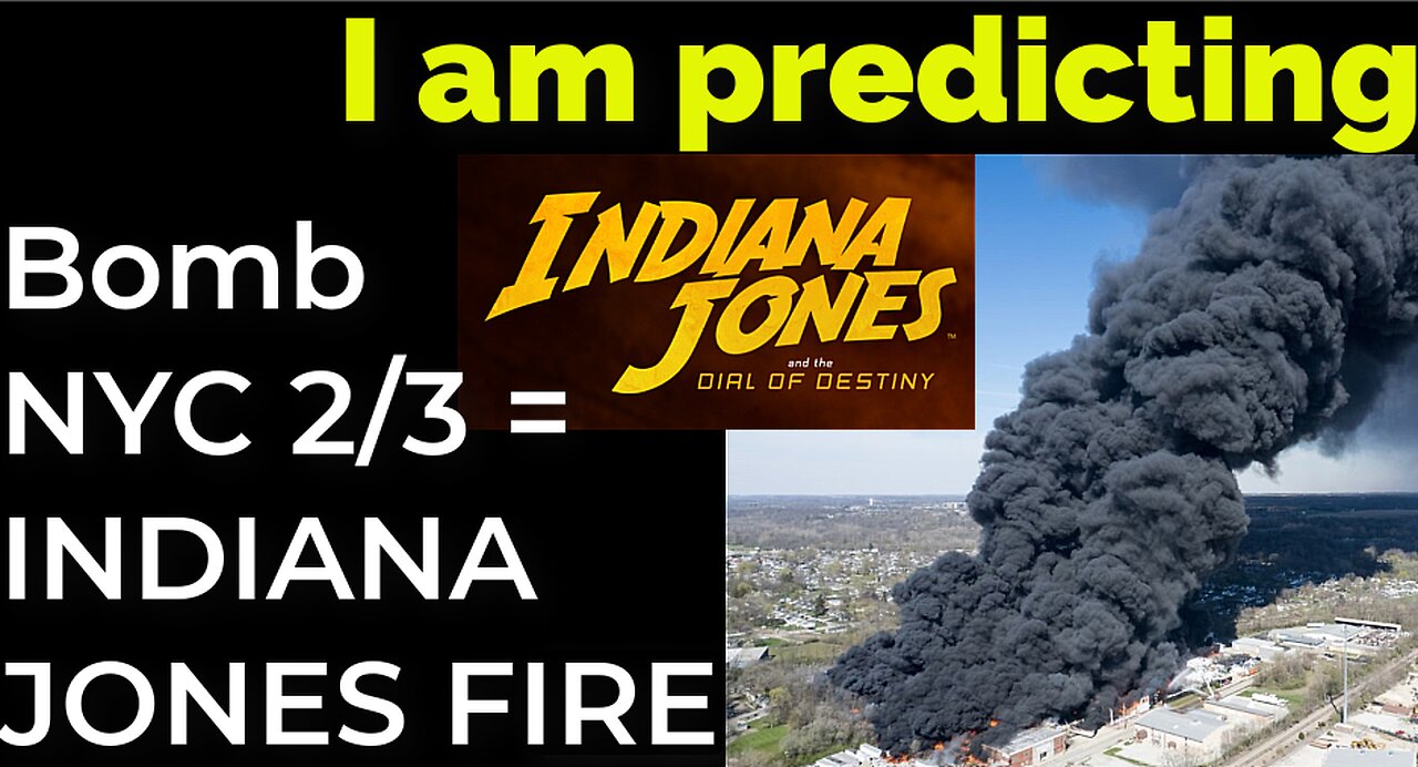 I am predicting: Bomb in NYC on Feb 3 = INDIANA JONES FIRE PROPHECY
