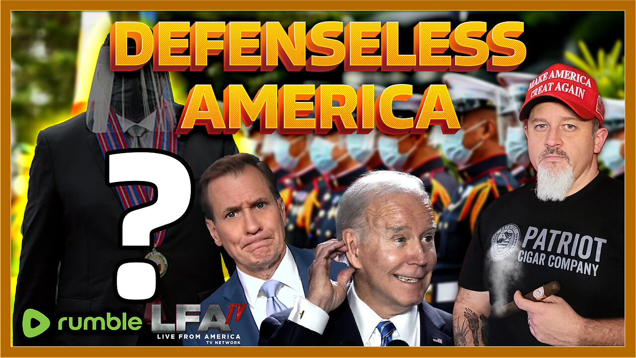 Defenseless America | AMERICA FIRST LIVE 1.10.24 3pm