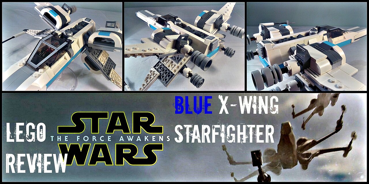 LEGO Star Wars The Force Awakens - Resistance X-Wing Starfighter - MOC Review (2015)