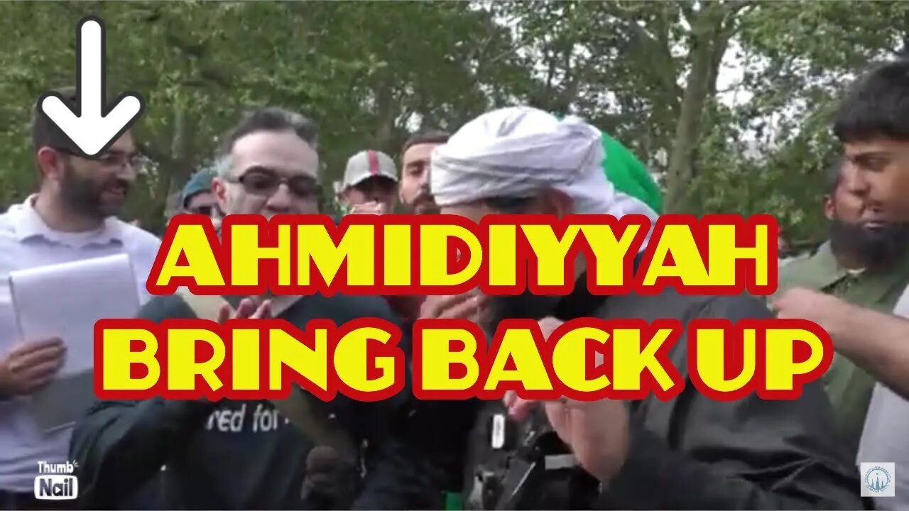 Ahmidiyyah call for Back up to debate. FT Shaykh Mohammed.