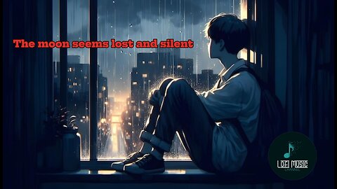 The moon seems lost and silent 🌑