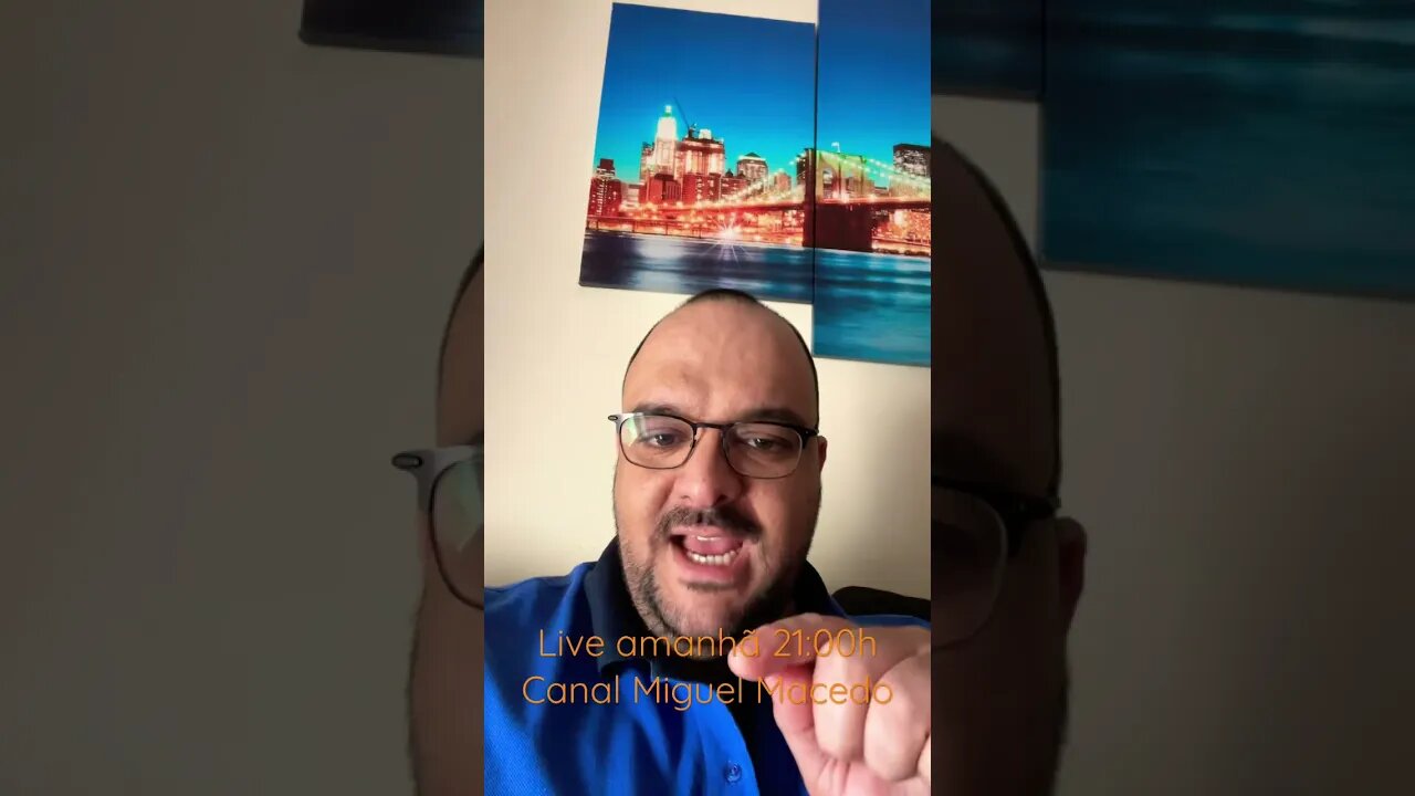 Amanhã 21:00h canal Miguel Macedo a live promete.