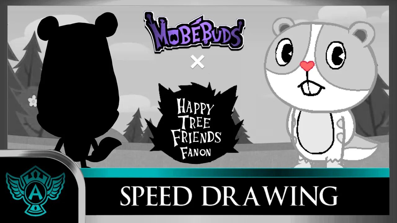 Speed Drawing: Happy Tree Friends Fanon - Adrien | Mobebuds Style