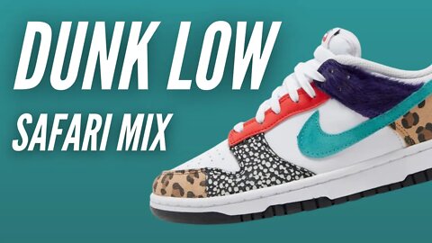 Nike Dunk Low 'Safari Mix' Unboxing & Review