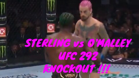 UFC 292 FULL FIGHT: ALJAMAIN STERLING vs SEAN O'MALLEY .. KNOCKOUT !!!