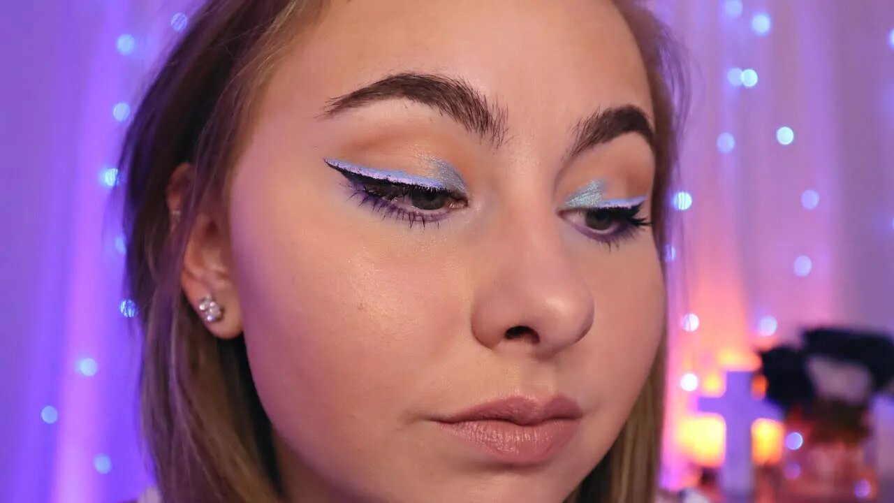 COLORFUL PASTEL Winged Liner Makeup Look | CUTE & COLORFUL MAKEUP LOOK